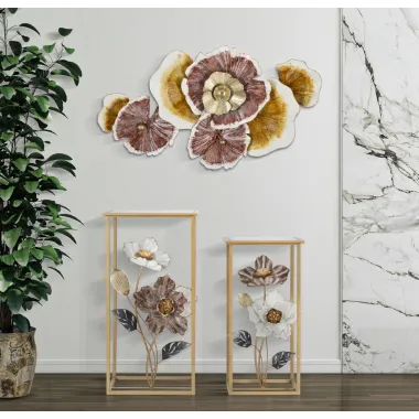 Stoliki FLOWER para 36X36X70-30X30X60 cm